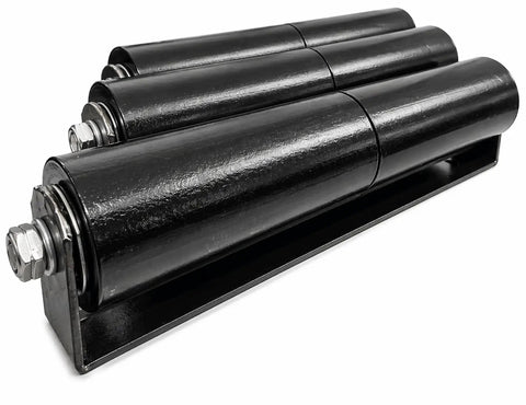 12 Inch Sliding Gate Rollers Set of 4 With Removable Axles, Beefy Heavy Duty Steel Gate Hardware with ball bearing system.
