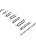 Heavy Duty Galvanized Steel Spring Assortment Kit 200Pcs With Compression And Extension Springs In Various Sizes For DIY Repairs