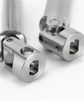 Close-up of Stainless Steel Center Drive Shafts For Redcat Ascent One Eighteen RC Upgrade Beefed Up Durability With Precision Engineering