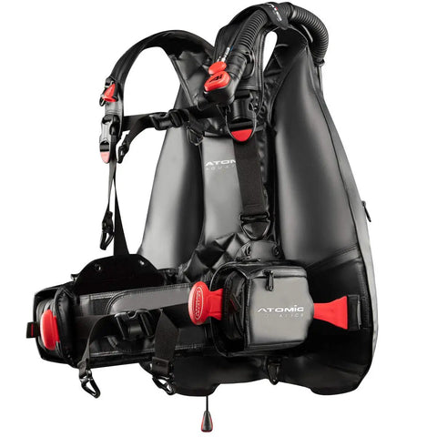 BC2 Dive BCD With Integrated Weight System For 30 Lb Capacity Laminated Waterproof Fabric Ratcheting CAMLOK Tank Band EZLOK