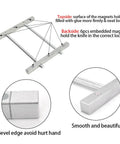 Magnetic Jointer Knife Setting Jig For 4 To 8 Inch Jointer Blades, Easy Quick Install, with embedded magnets and bevel edge