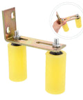 Sliding Gate Roller Guide With Nylon Wheel Quiet And Smooth Operation Easy Install Gate Track Support Assembly for sliding fences.