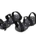 Heavy Duty Lawn Aerator Shoes With Iron Spikes And Three Strap Design Spiked Sandals For Aerating Lawns Make Your Grass Pop By Boosting Water And Nutrients To Roots Durable Gear For A Thicker Healthier Lawn