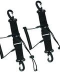 Scuba Diving Lanyard Clips With Quick Release Double Buckle For Small Point And Shoot Cameras And Reef Hook Dive Lights, black