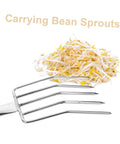 All In One Multifunction Garden Hand Tool Potting Soil Scoop Bean Sprout Fork Heavy Duty Digging Fork with sprouts