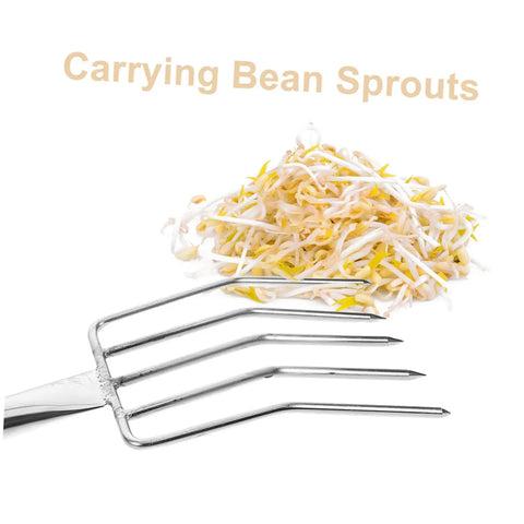 All In One Multifunction Garden Hand Tool Potting Soil Scoop Bean Sprout Fork Heavy Duty Digging Fork with sprouts