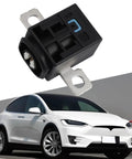 Tesla Model S X 3 Power Disconnect Fuse Heavy Duty Abs Metal Safety Switch Oem Replacement 1044635 00 G with connector view.
