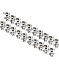 Soft Close Cabinet Door Hinges 20 Pack Full Coverage Hidden Hinges With 110 Degree Opening Angle Stainless Steel 6 Way Adjustability