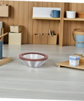 Mm Bowl Shape Diamond Grinding Wheel Cup Abrasive Tool For Angle Grinder, silver and red design, placed in a workshop setting.