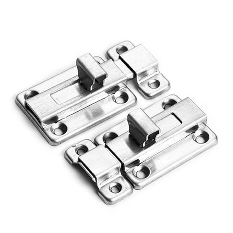 Slide Bolt, Thickened Metal Sliding Bolt for, 2 INCH, stainless steel construction, secure locking mechanism, two pieces