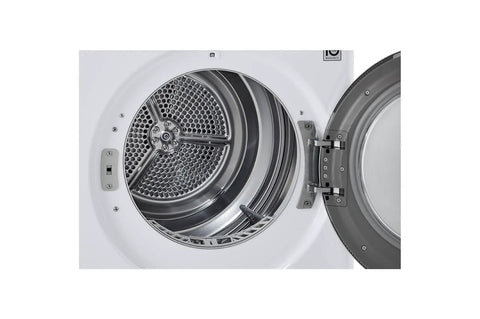 Ventless Smart Electric Dryer Powered By Dual Inverter Heat Pump Tech Boasts A Stackable Compact Fit That Slides Into Tight Corners 24 Inches Wide 4.2 Cu Ft Capacity In Sleek White Lets You Kick Back While Fabrics Dry Fluffier Than Ever