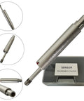 Pro Grade Digital Surface Roughness Transducer For Small Hole Sensors With Inner Hole Diameter Over 5mm And Depth Over 22mm Ideal For Flat Surfaces And Shafts KR220 Profilometer Compatible TS-100 Replacement Sensor For Portable Roughness Tester, metal sensor with case