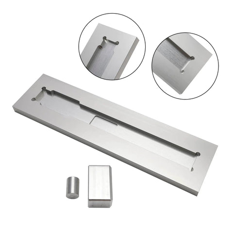 Aluminum Welding Jig Kit for PM-63 Rak alignment showing base and components, ideal for metal fabrication.