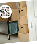 Shop Ready Heavy Duty Swivel Casters Pack Of Four Adjustable Leveling Plates High Grade Nylon Rolling Wheels for moving boxes.