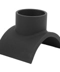 Heavy Duty Bottle Jack Adapter Saddle For 3 Inch Axles Fits 12 Ton Bottle Jacks solid iron construction, side view