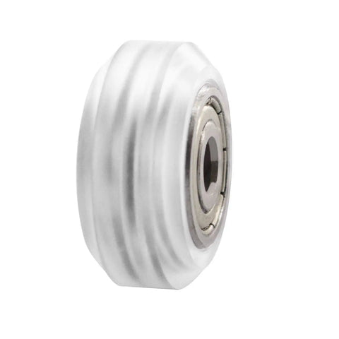 Close-up of single pulley from 26Pcs 3D Printer Wheel Kit With Polycarbonate POM Pulleys And 625zz Bearings Real Smooth Linear Bearing Upgrade