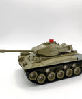 RC Battle Tank Toy For Kids And Boys 2.4Ghz Radio Control Military Truck With 270 Degree Rotating Turret, Green Color
