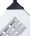Close-up of white steel grille part of Three Way Air Supply Grille Vent Cover Diffuser For 12x10 Duct Opening with no sharp edges.