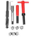 Stainless Steel M16x1.5 Thread Repair Kit 11 Piece Set With Twisted Drill Tap Installation Wrench Breaker Hex Wrench And Six Threaded Inserts For Automotive And Industrial Use Heavy Duty