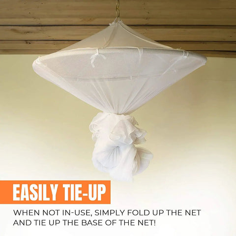 Extra Large King Bed Mosquito Net for King Queen and Twin Beds with Fine Mesh Keeps Out Mosquitoes NoSeeUm and Other Bugs