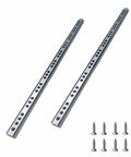 Heavy Duty Ball Bearing Drawer Slides 2 Pack, 342mm Full Extension Side Mount Rails and screws, steel construction