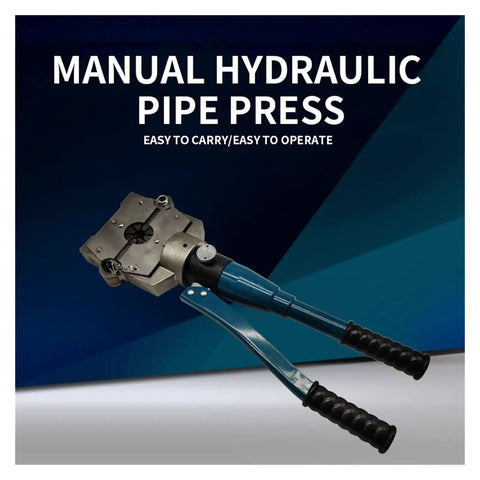Manual Hydraulic Crimping Tool For Automotive A/C Pipe Assembly, portable design, easy to handle, 8kg weight.