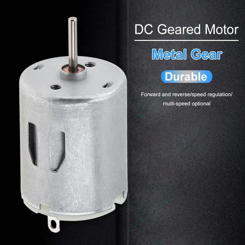 R280 DC Motor 6 To 24 Volt 19800 RPM High Speed Micro Motor in metal casing for DIY projects
