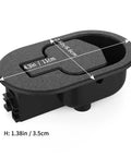Heavy Duty Two Pack Recliner Replacement Parts Featuring Durable Release Pull Handle And Smooth Glide Return Cable For Couch Sofa Tough As Nails Repair Jobs, black release handle, dimensions 4.3in x 2.6in.