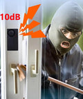 Wireless Anti Theft Vibration Alarm For Doors And Windows With 4 Sensors And 2 Remote Controls 110dB Loud Burglar Alarm for security