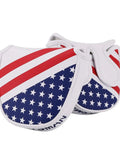 USA Flag Design Mallet Putter Head Cover For Center Shaft Fits Scotty Cameron Odyssey Magnetic Closure Premium Pu Leather Golf Gear