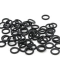 All-Purpose Black Nitrile O-Ring Seal Kit, 3.5mm Cross Section and 10 to 285mm Outer Diameter Range, 10 or 50 Pack, Go-To Seals for Cars, Doors, Windows, Appliances, Pumps and More, Durable Oil and Air Leak Proof, black nitrile O-rings