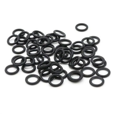 All-Purpose Black Nitrile O-Ring Seal Kit, 3.5mm Cross Section and 10 to 285mm Outer Diameter Range, 10 or 50 Pack, Go-To Seals for Cars, Doors, Windows, Appliances, Pumps and More, Durable Oil and Air Leak Proof, black nitrile O-rings