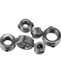 Six Pack Depth Stop Kit Stainless Steel Position Limiter Collars Fit Robotics Auto Screw Drive Shafts Guide Align Precision Tools For Pros Working On Projects Home Garages Easy Slide Install Reliable Gear Real Deal Every Day Buy Now Hot Fire Sale, 6-piece set