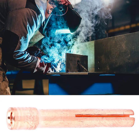 Copper Collets Set 13N23, 10 Pack For WP9 WP20 WP25 TIG Torches with welder and tungsten electrode
