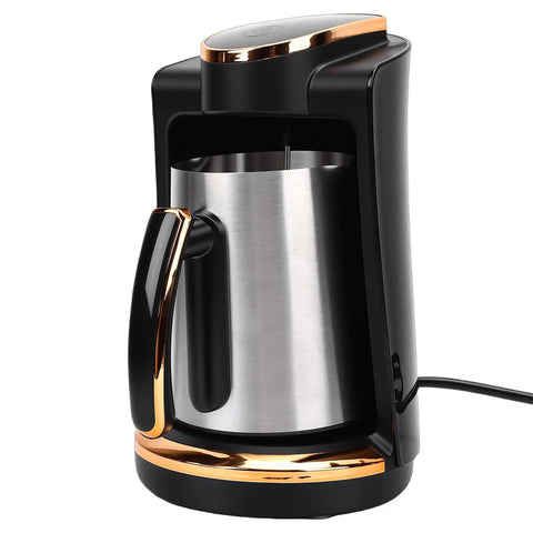 Portable Turkish Coffee Maker Stainless Steel 550W 250Ml Single Cup For Home Office Travel With US Plug 110V Fast Heating