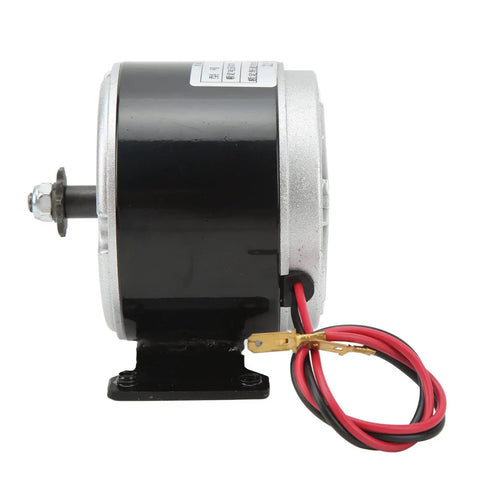 Side view of Beefed Up 12V Brushed DC Motor 2750RPM High Speed With Permanent Magnet Generator Aluminum Body for E Scooter use