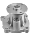 Heavy Duty Engine Water Pump for Jeep Compass and Patriot Keeps Your Motor Running Cool and Smooth on Long Drives Slick Direct Swap Replacement Part for Everyday Rigs, metallic finish, side view.