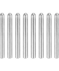 8 Pcs 304 Stainless Steel Dowel Pins 3x30mm Round Head Flat Chamfered End For Furniture DIY Projects Shelf Support Pegs And Rod Fasten Elements Heavy Duty Joint Pins For Quick Install