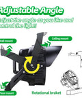Adjustable angle mechanism for the Commercial Grade Game Ready Led Stadium And Arena Flood Light With Kickin 5000K Glow Adjustable 800W 1000W 1200W Specs Badass Lumen Output And Fully IP65 Sealed Housing.