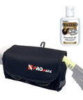 SeaGold Defog Anti Fog Mask Pouch Bag with anti-fog gel bottle, compact black nylon case for scuba and snorkel gear