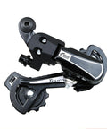 Close-up of RD TY21B Ride Ready Six And Seven Speed Rear Derailleur Direct Mount for Mountain, Road, and Folding Bikes with SIS Index Shifting.