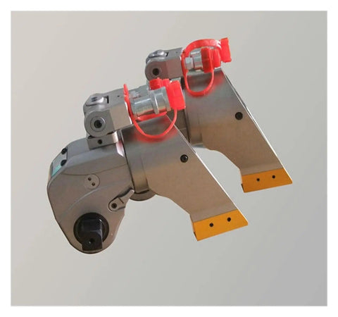 High Performance Large Square Drive Digital Mechanical Hydraulic Torque Wrench with 360 degree swivel fittings and coated parts.