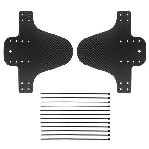 Universal Mountain Bike Mud Guards Front And Rear Set With 12 Ties Adjustable Fork Guards Fit Mini MTB Wheel Hub And Disc Brake Bikes
