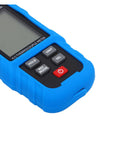 Heavy Duty Digital Thermocouple Thermometer Type K J Probe with blue rubber casing and control buttons for precision temperature measurements.