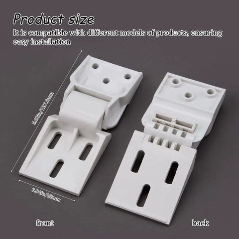 Three Pack Universal Chest Freezer Door Hinge Replacement With Screws 3 Hole Design Easy Install For Foldable Freezers