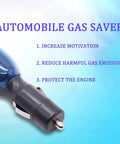 Side view of plug and play portable fuel saver for cars and trucks, universal gas saver that syncs fuel, improves combustion.
