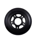 Single black Inline Skate Wheels 76mm 24mm Thick 4 Pack For Indoor And Outdoor Skating, high-density urethane roller blade wheel