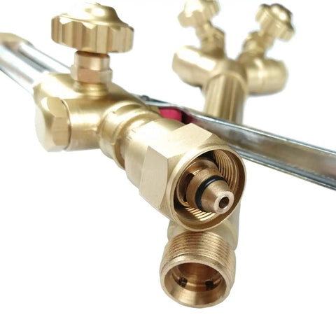 Brass Heavy Duty Oxygen And Acetylene Cutting Torch For Oxy Fuel Welding CA2460 Cutting Attachment Ready Multi Gas Capable