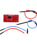 Spot Welder Portable Mini Welding Machine For Lithium Battery Packs With U Shaped Electrodes No Socket Needed shown with cables