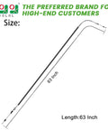 Golf Cart Shift Cable For Club Car DS Gas Models From 1984 Through 1997 Replacement Transmission Cable 63 Inch Length For Forward And Reverse Shifting OEM 1012326 1013085 1018510 02, 63-inch cable shown